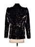 Rebecca Taylor Floral Black Blazer Size 2 - photo 2