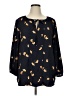 Ann Taylor Black 3/4 Sleeve Blouse Size XL (tall) - photo 1