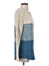 L.L.Bean Signature 100% Cotton Color Block Blue Pullover Sweater Size XS - photo 4