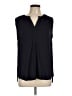 Ann Taylor Black Sleeveless Blouse Size L - photo 1