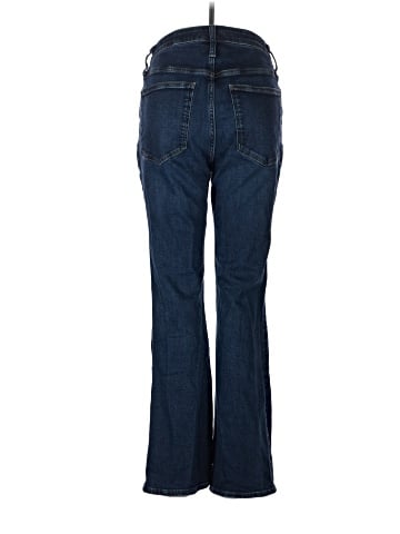 Madewell Tall Curvy Kick Out Crop Jeans in Colleton Wash (view 2)