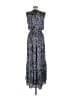 Ramy Brook 100% Polyester Animal Print Blue Casual Dress Size M - photo 2