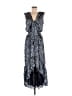 Ramy Brook 100% Polyester Animal Print Blue Casual Dress Size M - photo 1