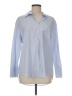 Harshman 100% Cotton Blue Long Sleeve Button-Down Shirt Size M - photo 1