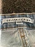 Celebrity Pink 100% Cotton Stripes Blue Jeans Size 17 - photo 4