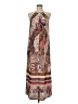 Unbranded Print Brown Casual Dress Size 6 - photo 1