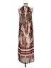 Unbranded Print Brown Casual Dress Size 6 - photo 2