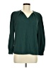Shein 100% Polyester Green Long Sleeve Blouse Size 6 - photo 1