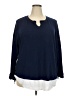 Democracy Blue 3/4 Sleeve Blouse Size 2X - photo 1