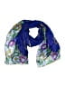 Unbranded Floral Blue Scarf One size - photo 1
