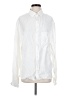 Zara Ivory Long Sleeve Button-Down Shirt Size S - photo 1