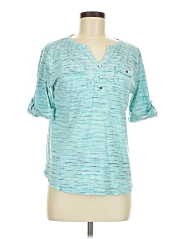 Croft & Barrow Short Sleeve Blouse (view 1)