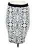 Etcetera Graphic Silver Casual Skirt Size M - photo 1