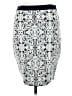 Etcetera Graphic Silver Casual Skirt Size M - photo 2