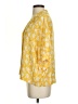 Rag & Bone Floral Yellow Short Sleeve Blouse Size S - photo 5