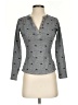 Heritage Gray Long Sleeve Blouse Size XS - photo 1