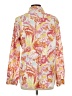 J. McLaughlin Tropical Orange Long Sleeve Blouse Size L - photo 2
