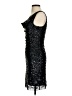 Max Studio 100% Nylon Stars Black Cocktail Dress Size XS - photo 5