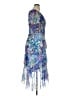MARCHESA notte 100% Polyester Blue Cocktail Dress Size 14 - photo 4