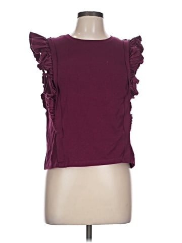 Karl Lagerfeld Paris Short Sleeve Top (view 1)