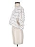 Summersalt 100% Polyester Polka Dots Ivory 3/4 Sleeve Blouse Size XS - photo 5