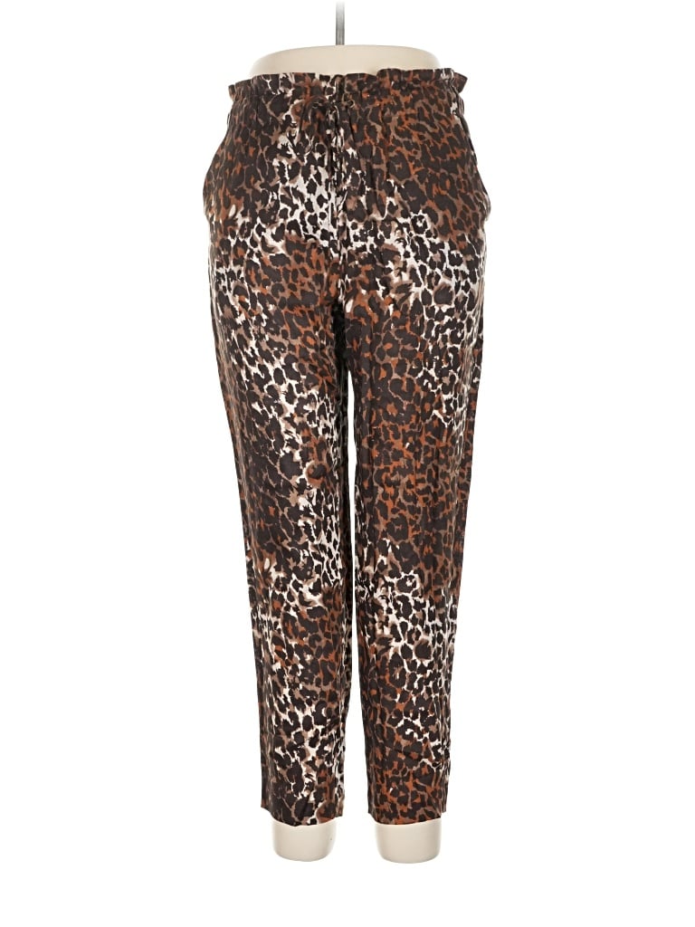 Veronica Beard Linen Pants In Brown