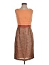 Anne Klein 100% Polyester Color Block Orange Cocktail Dress Size 2 - photo 1