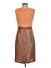 Anne Klein 100% Polyester Color Block Orange Cocktail Dress Size 2 - photo 2