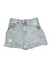 Zara Blue Denim Shorts Size 4 - photo 1