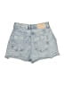 Zara Blue Denim Shorts Size 4 - photo 2
