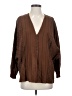 Zara Brown Long Sleeve Blouse Size XS - photo 1