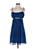 City Studio 100% Polyester Blue Cocktail Dress Size M - photo 1