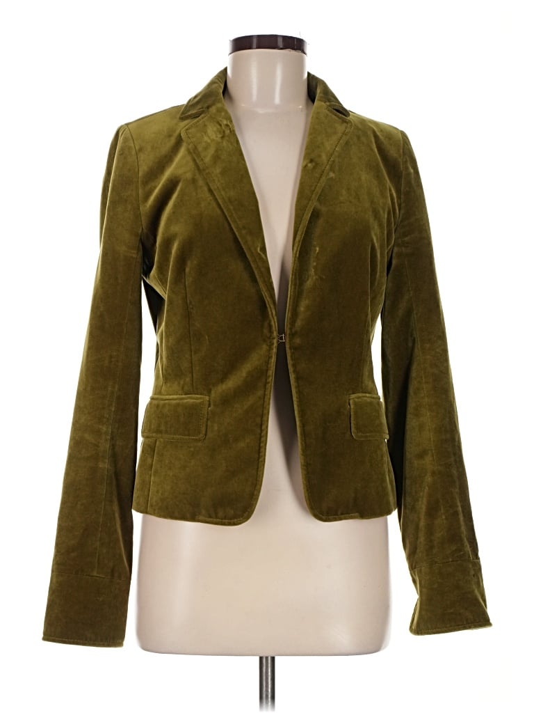 Pre-owned Jcrew Blazer Jacket In Green