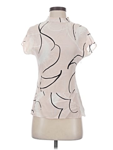 Reiss Short Sleeve Silk Top (view 1)