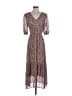 Pablo Animal Print Brown Casual Dress Size 38 - photo 1