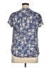 Como Vintage Blue Short Sleeve Blouse Size XL - photo 2