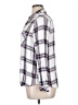 BeachLunchLounge 100% Rayon Plaid Silver Long Sleeve Button-Down Shirt Size XL - photo 5