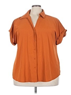 Shein Curve Short Sleeve Blouse