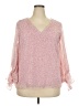 Vince Camuto 100% Polyester Pink 3/4 Sleeve Blouse Size XXL - photo 1
