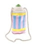 Unbranded Stripes Pink Purse One size (kids) - photo 1