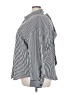 Shein Curve Stripes Silver Long Sleeve Blouse Size 20 Plus (4) - photo 5