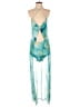 Fashion Nova Teal Blue Romper Size XS - photo 1