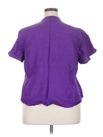 Ashley Stewart Short Sleeve Blouse (view 2)