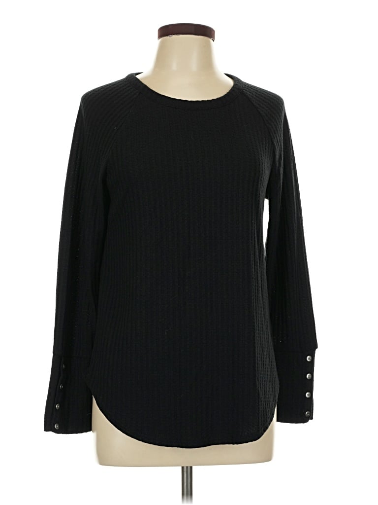 Pre-owned Chaser Long Sleeve T-shirt In Black