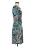 En Focus Studio Paisley Teal Cocktail Dress Size 4 - photo 4