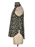 Aqua 100% Rayon Black Sleeveless Blouse Size S - photo 5