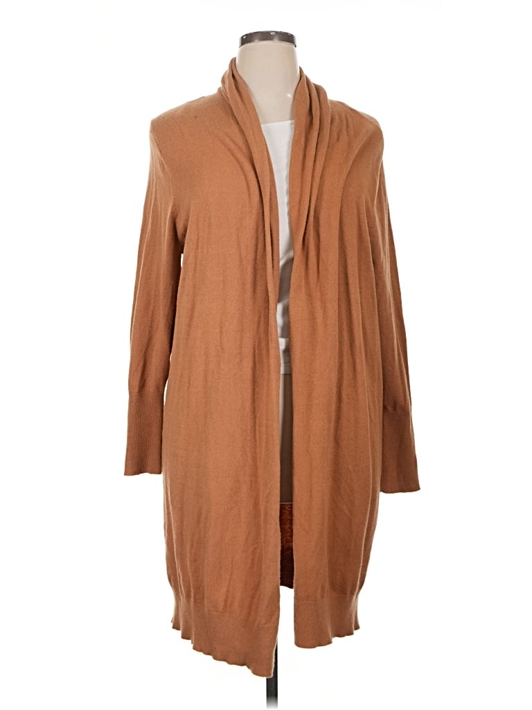 Pre-owned Leith Cardigan Sweater In Tan