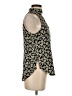 Aqua 100% Rayon Black Sleeveless Blouse Size S - photo 4