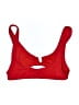 Frankies Bikinis Red Swimsuit Top Size S - photo 2