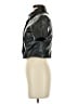 Collusion 100% Polyurethane Black Short Sleeve Blouse Size 4 - photo 5